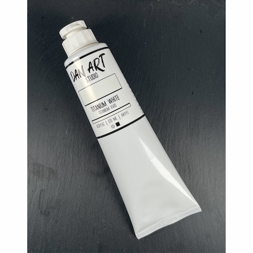 Dan Art Akryl maling Titanium hvid 120ml